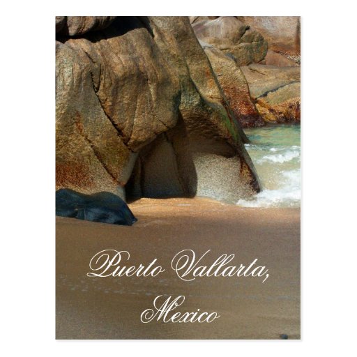 White Sandy Beach; Puerto Vallarta, Mexico Post Cards