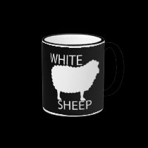 White Sheep mugs
