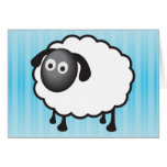 White Sheep Greeting Card