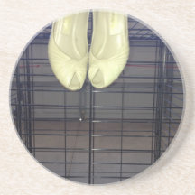 WHITE SHOES AND CAGE DRINK COASTERS