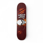 white skull skateboard deck