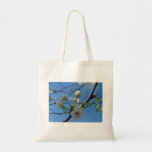 White Spring blossoms on show Tote Bags
