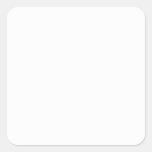 White  Square Sticker