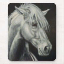 White Stallion Mousepad