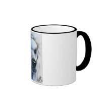 White Standard Poodle Mug