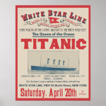 WHITE STAR LINE (Titanic) Posters