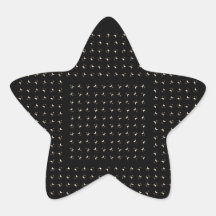 white stars glitter moves star sticker