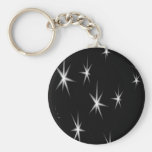 White stars keychain