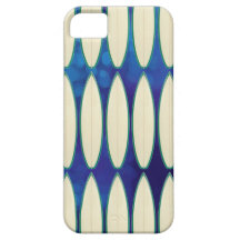 white surfboard pattern iPhone 5 case