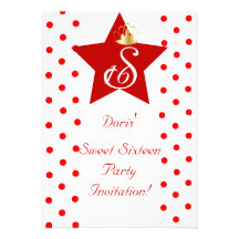 White Swan On A Star Invitation- Customize