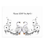 White Swan RSVP Postcard