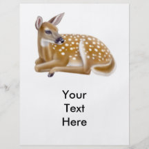 White Tailed Deer Fawn Flyer