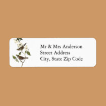 White-throated Sparrow - John Audubon labels