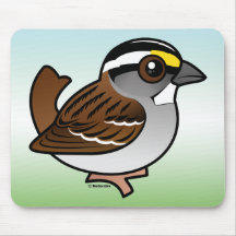 White-throated Sparrow Mouse Pad