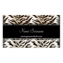 White Tiger and Black Business Card