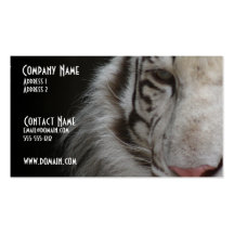 White Tiger Business Card