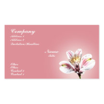White Tiger Lilly Business Card