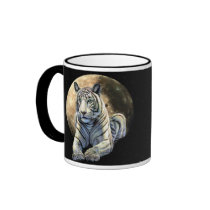 White Tiger Moon Coffee Mug