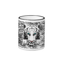 White Tiger Mug