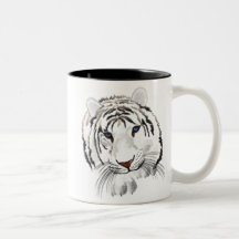 White Tiger mug