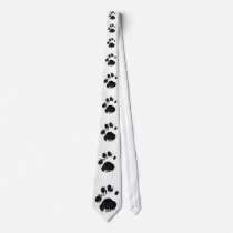White Tiger Paw Cascaded Tie 2