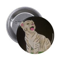 White Tiger Pin