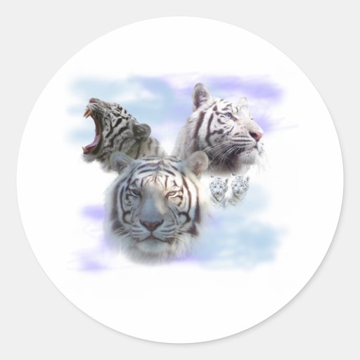 White Tigers Stickers