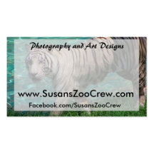 White tigerSZC card Business Cards