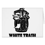 White Trash Garbage Can Cards