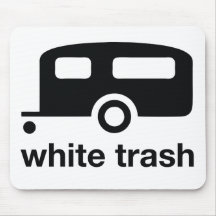 White Trash trailer icon - trailer park Mouse Pad