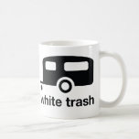 White Trash trailer icon - trailer park Mug