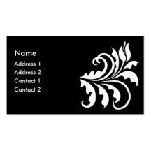 white tulip business cards