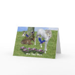 White Unicorn And Friends All Occasion Photo Card