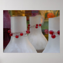 White Vase Trio Poster