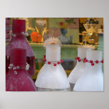 White Vases II Posters