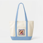 White Vintage Floral Wedding Favours Tote Bag