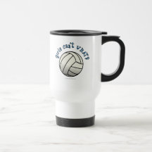 White Volleyball Team Coffee Mugs