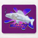 White Walleye Mouse Mats