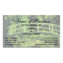 White Water Lilies by Claude Monet Business Card Templates