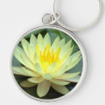 White Water Lily Fashion Key Chain
