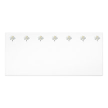 White Water Lily in Sunshine Personalized Rack Card
