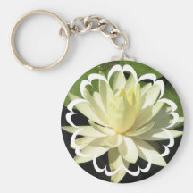 White Water Lily Keychain