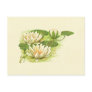 White Waterlilies Post Card