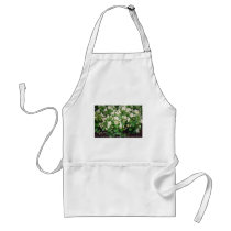 white Wax Begonia (Begonia) flowers Apron