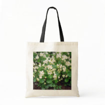 white Wax Begonia (Begonia) flowers Tote Bag