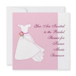White Wedding Dress (no logo) invitations