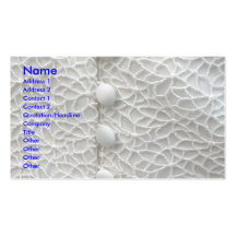 White Wedding Gown I Business Card Template