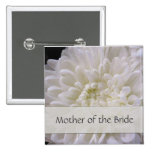 White Wedding Pin for the Mother of the Bride