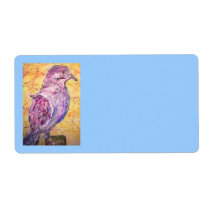 White-winged Dove art labels