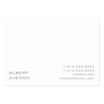 White XIP Business Card Templates